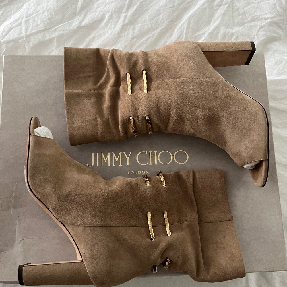 Jimmy Choo suede booties